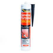 Everbuild 280ml General Purpose Black Silicone